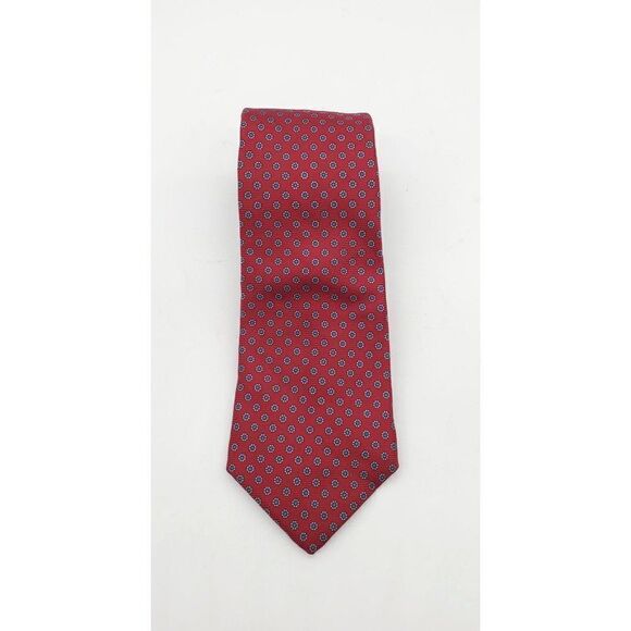 Jos A. Bank Executive Collection Mens Tie Silk Necktie Burgundy Floral 56.5" - Picture 1 of 6